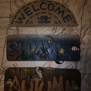 Really Cute Interchangeable Welcome Seasons